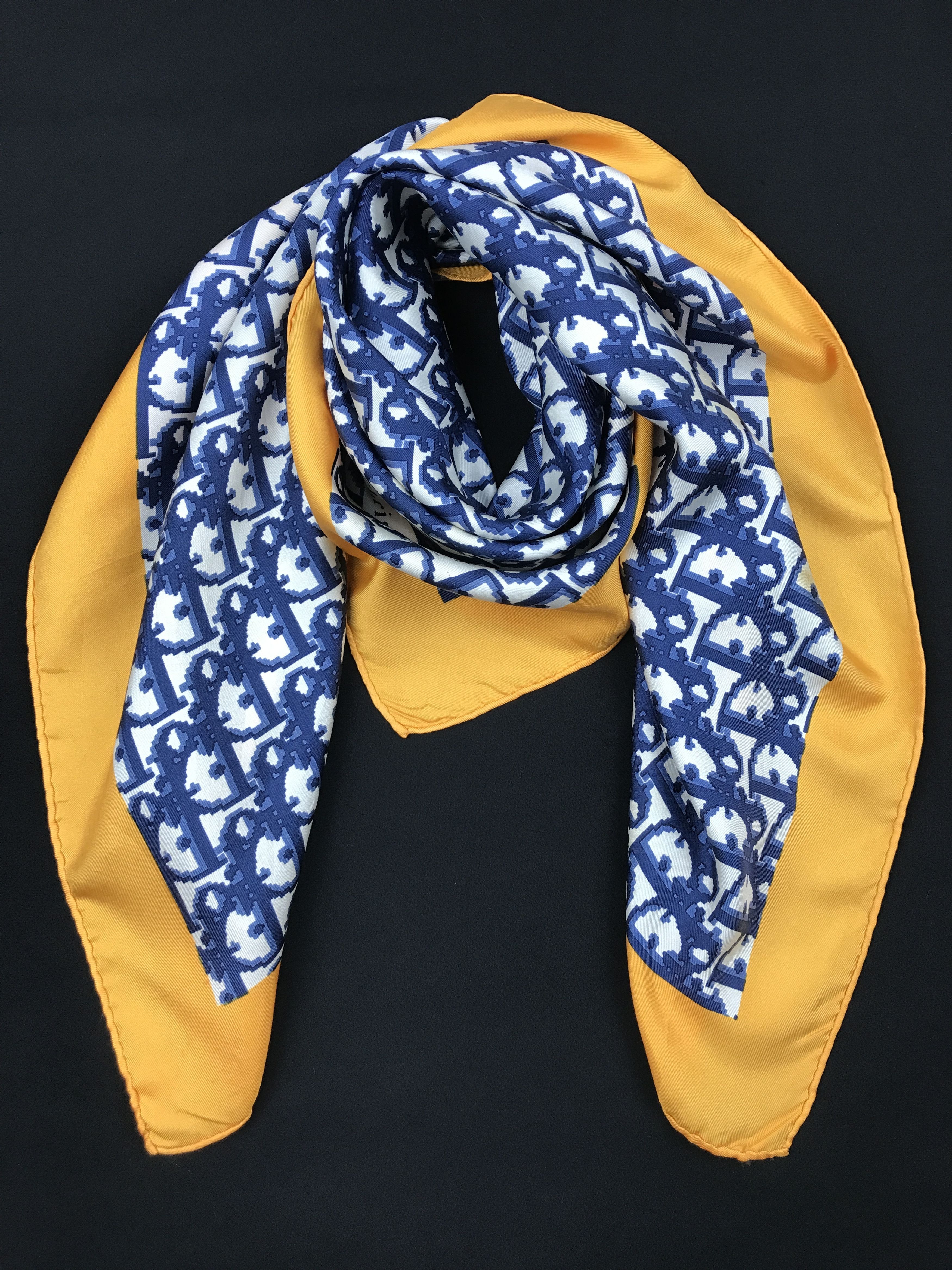 Christian Dior Monsieur × Designer × Vintage Vintage Christian Dior Monogram Silk scarf Size ONE SIZE - 8 Thumbnail