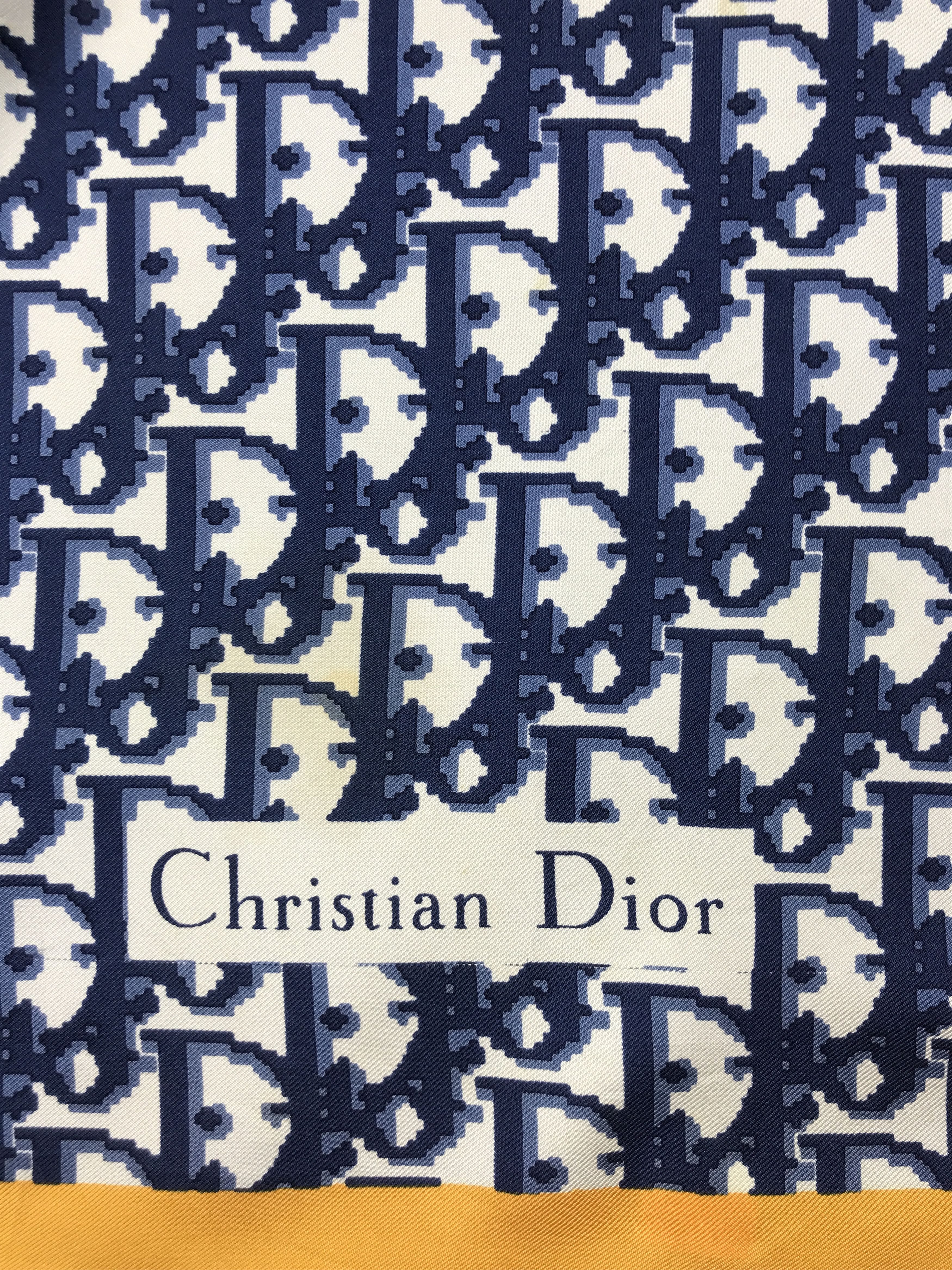 Christian Dior Monsieur × Designer × Vintage Vintage Christian Dior Monogram Silk scarf Size ONE SIZE - 9 Thumbnail
