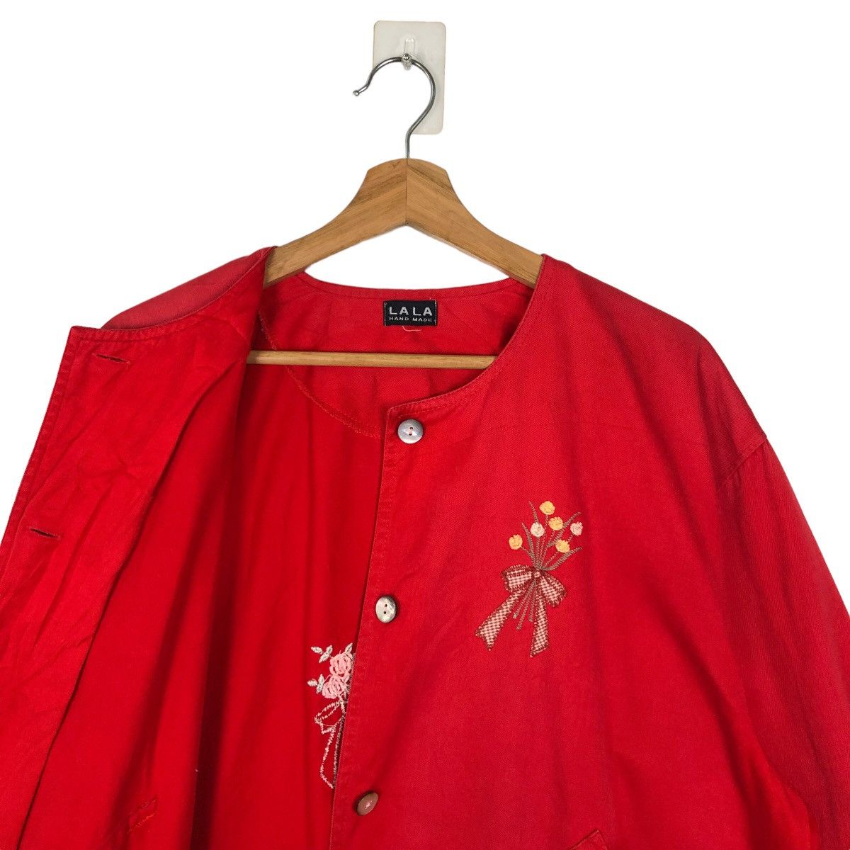 Japanese Brand 🔥BOMBER DESIGN CARDIGAN JACKET LALA HANDMADE JAPAN Size US M / EU 48-50 / 2 - 9 Thumbnail
