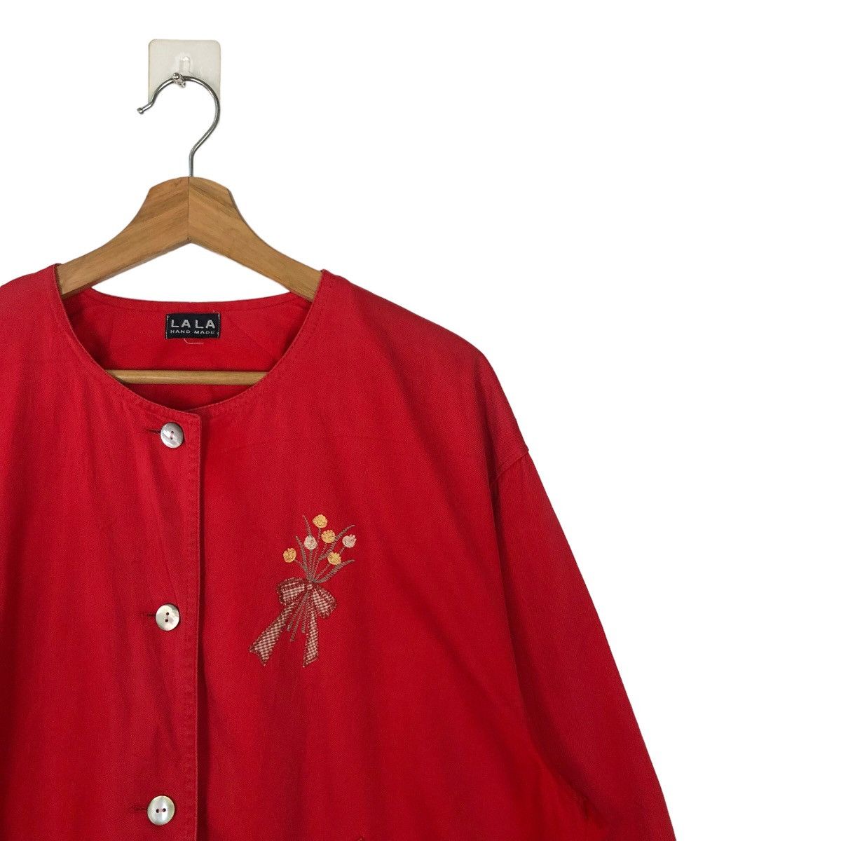Japanese Brand 🔥BOMBER DESIGN CARDIGAN JACKET LALA HANDMADE JAPAN Size US M / EU 48-50 / 2 - 5 Thumbnail