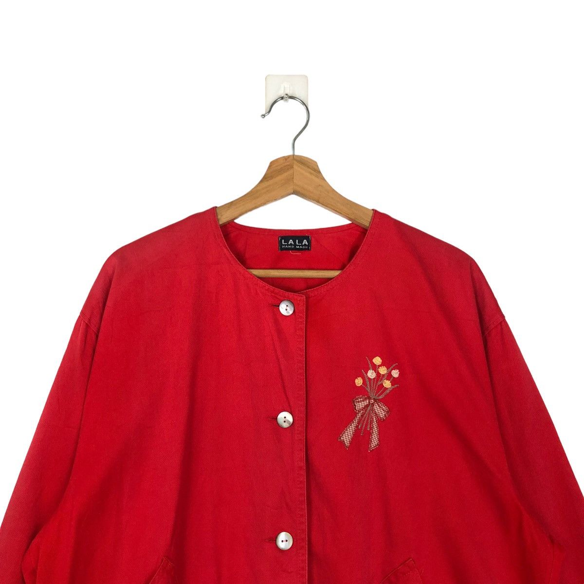Japanese Brand 🔥BOMBER DESIGN CARDIGAN JACKET LALA HANDMADE JAPAN Size US M / EU 48-50 / 2 - 2 Thumbnail