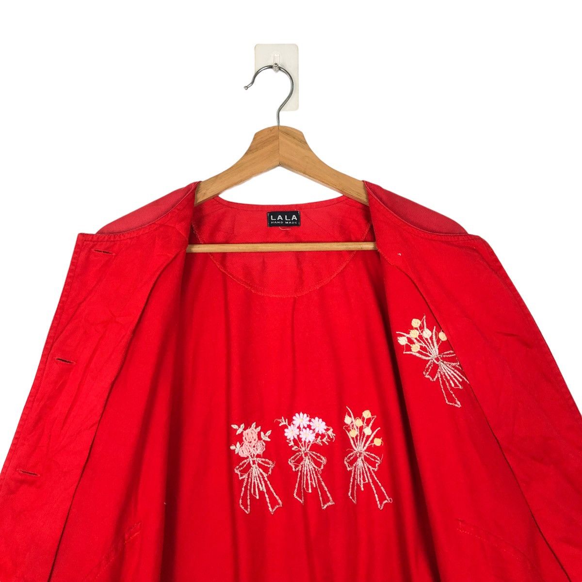 Japanese Brand 🔥BOMBER DESIGN CARDIGAN JACKET LALA HANDMADE JAPAN Size US M / EU 48-50 / 2 - 10 Thumbnail