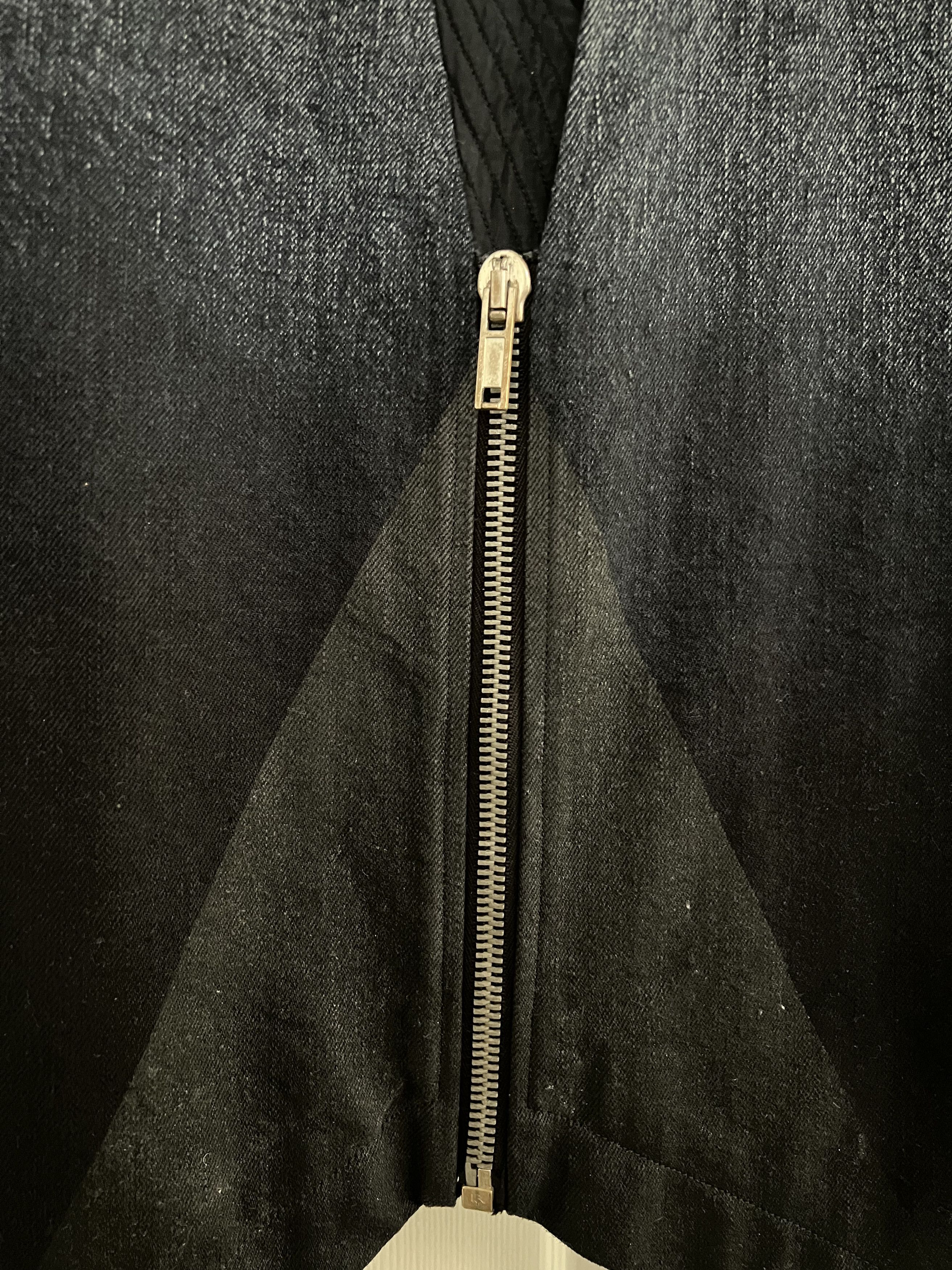 Rick Owens Rick Owens Denim Degrade Zipper Flying V Vest Size US M / EU 48-50 / 2 - 5 Thumbnail