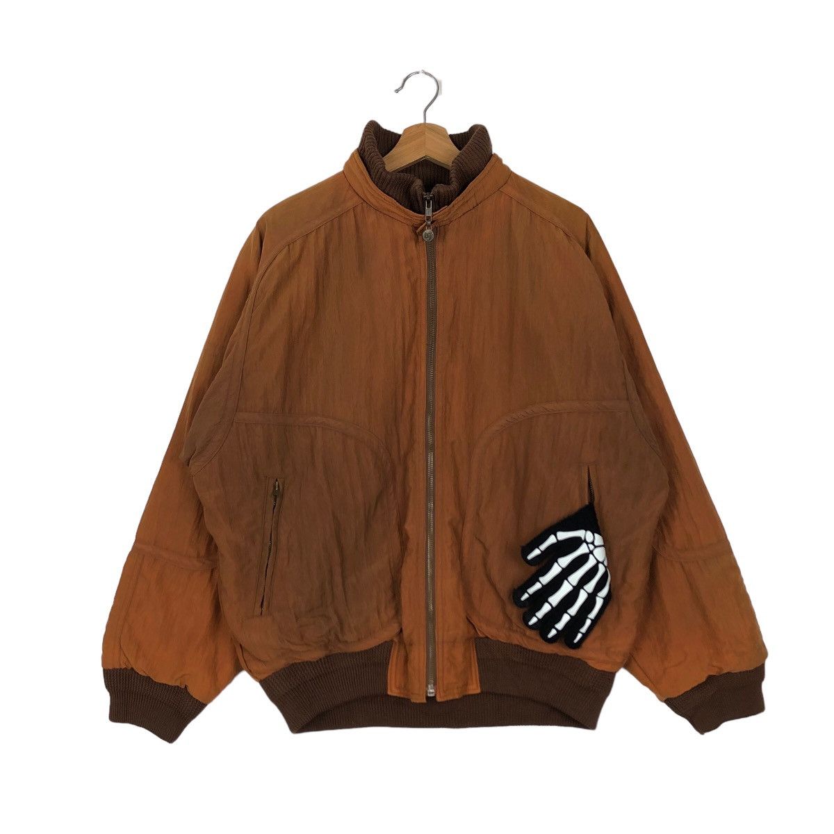 Japanese Brand 🔥90s VINTAGE RIOT RIOT BOMBER JACKET BORG JAPAN ISSEYMIYAKE Size US M / EU 48-50 / 2 - 1 Thumbnail