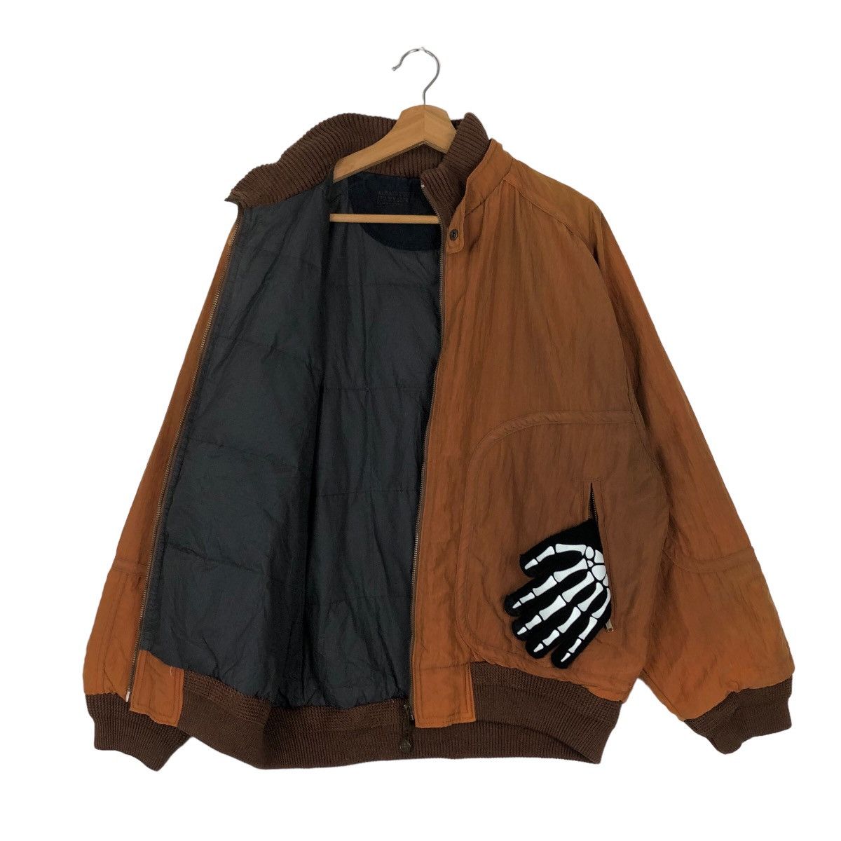 Japanese Brand 🔥90s VINTAGE RIOT RIOT BOMBER JACKET BORG JAPAN ISSEYMIYAKE Size US M / EU 48-50 / 2 - 8 Thumbnail