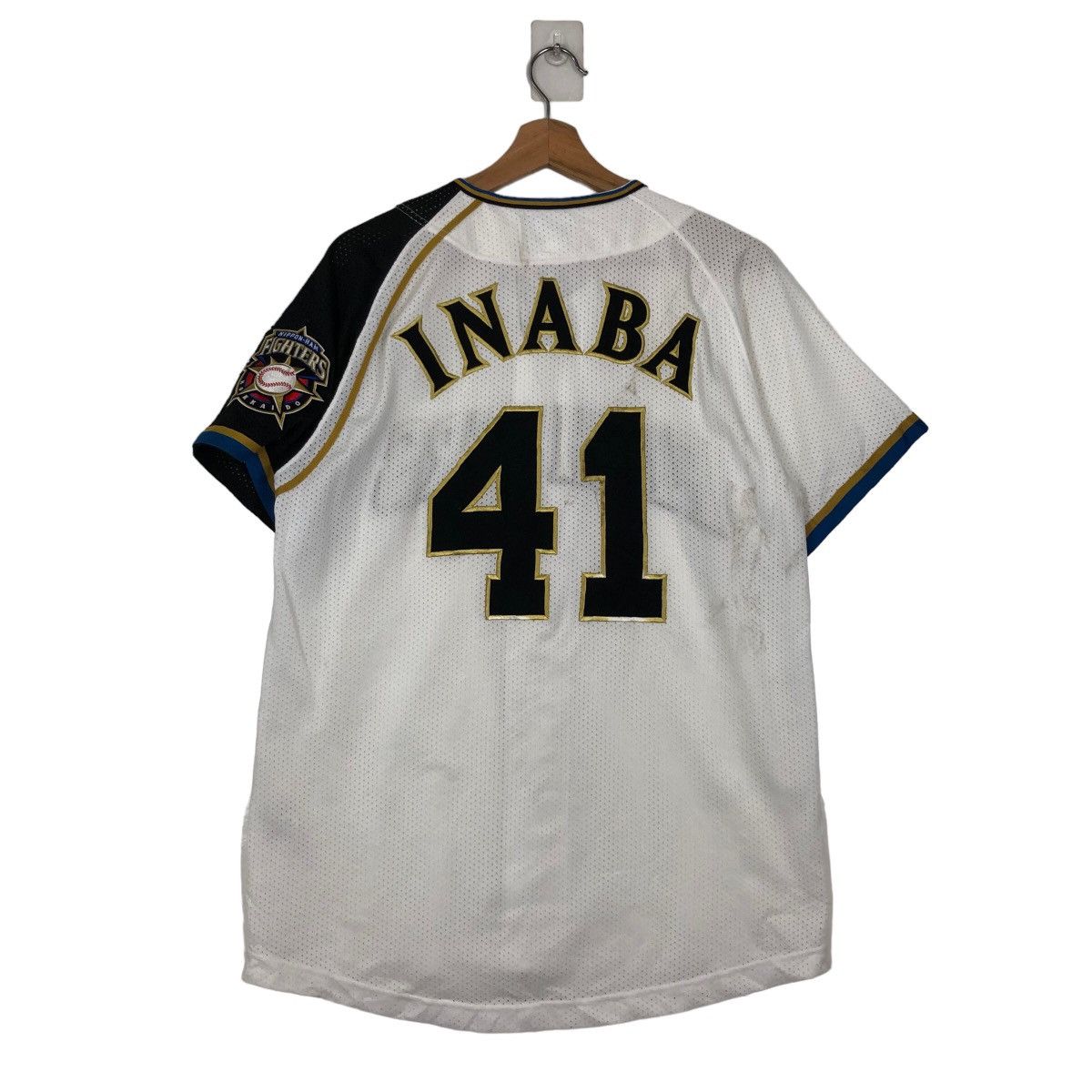 Japanese Brand 🔥RARE VINTAGE JERSEY BASEBALL FIGHTER INABA 41 Size US M / EU 48-50 / 2 - 7 Thumbnail