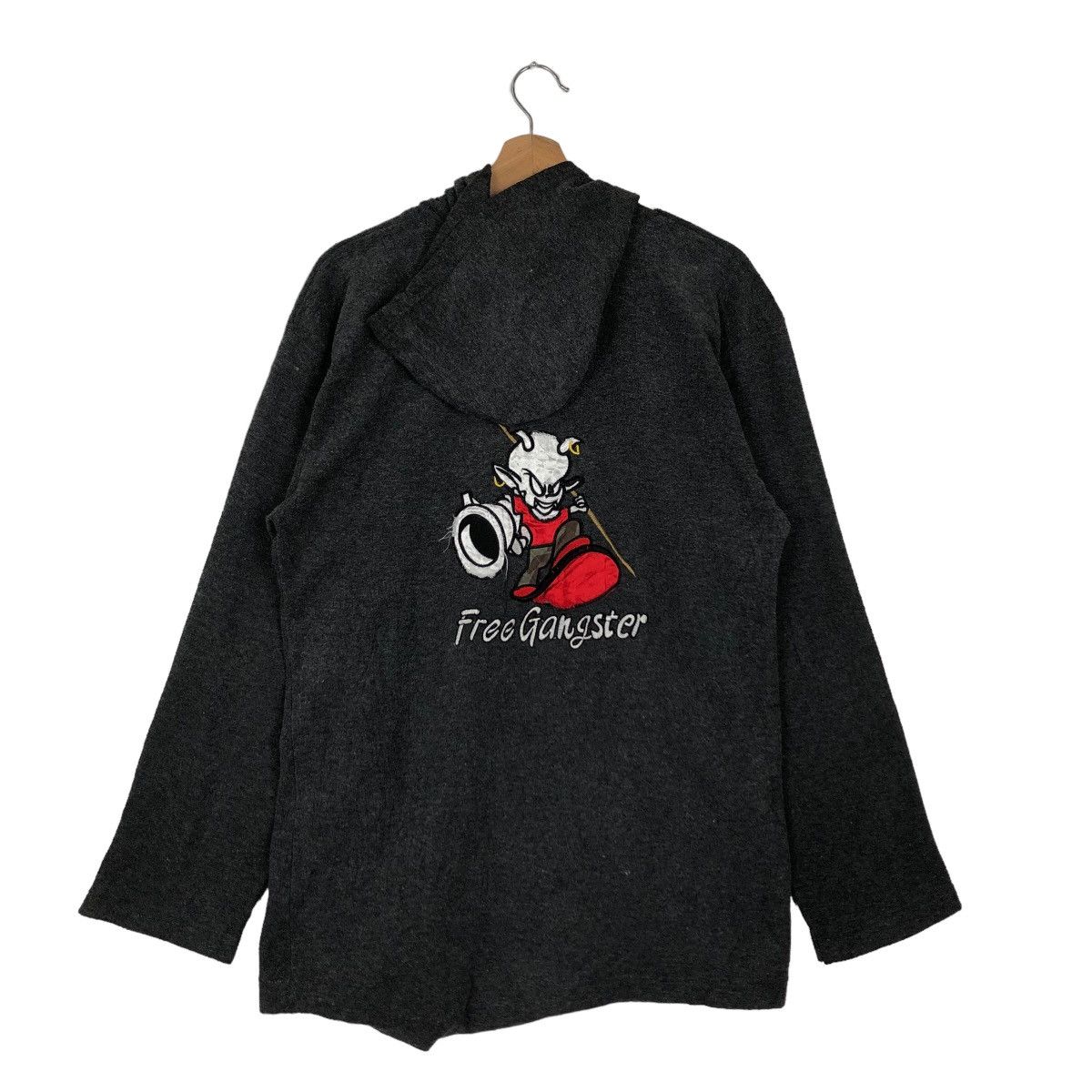 Buzz Rickson's 🔥RARE HOODIE FREE GANGSTER BIG LOGO TOYO ENTERPRISE Size US M / EU 48-50 / 2 - 7 Thumbnail