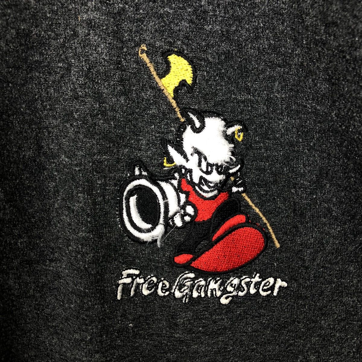 Buzz Rickson's 🔥RARE HOODIE FREE GANGSTER BIG LOGO TOYO ENTERPRISE Size US M / EU 48-50 / 2 - 11 Thumbnail