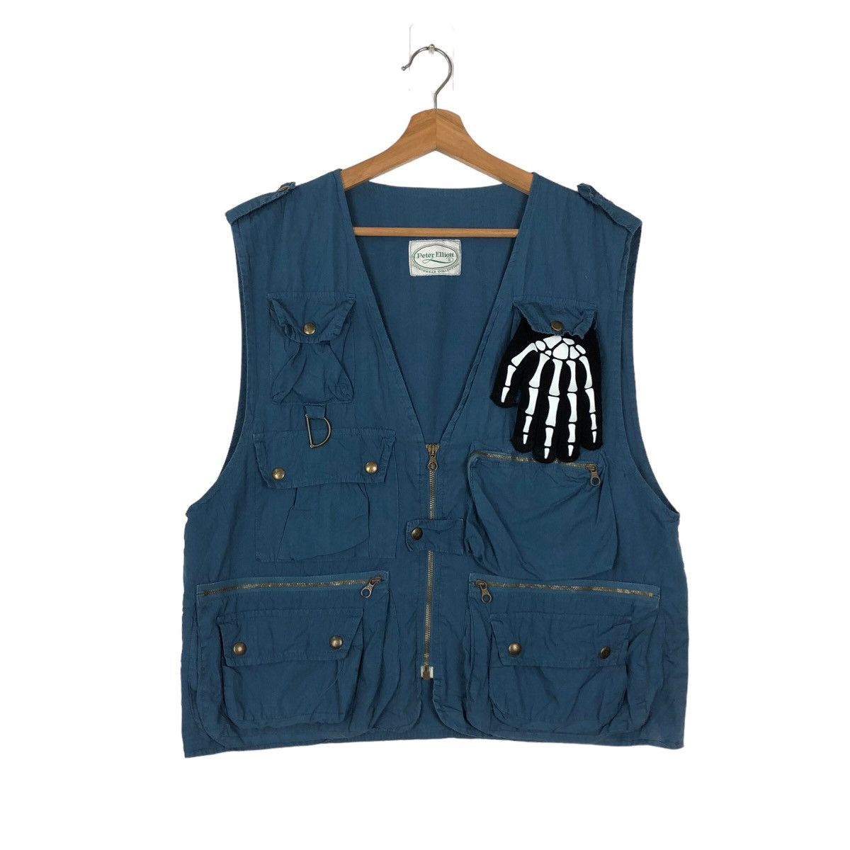 Japanese Brand 🔥90’s VINTAGE UTILITY VEST MULTI POCKET PETER ELLIOTT Size US M / EU 48-50 / 2 - 1 Thumbnail