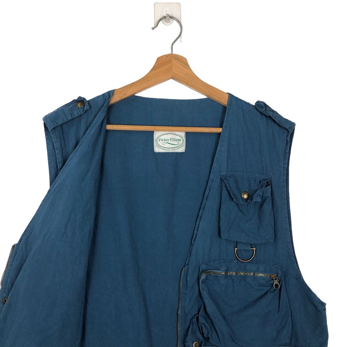 Japanese Brand 🔥90’s VINTAGE UTILITY VEST MULTI POCKET PETER ELLIOTT Size US M / EU 48-50 / 2 - 9 Thumbnail