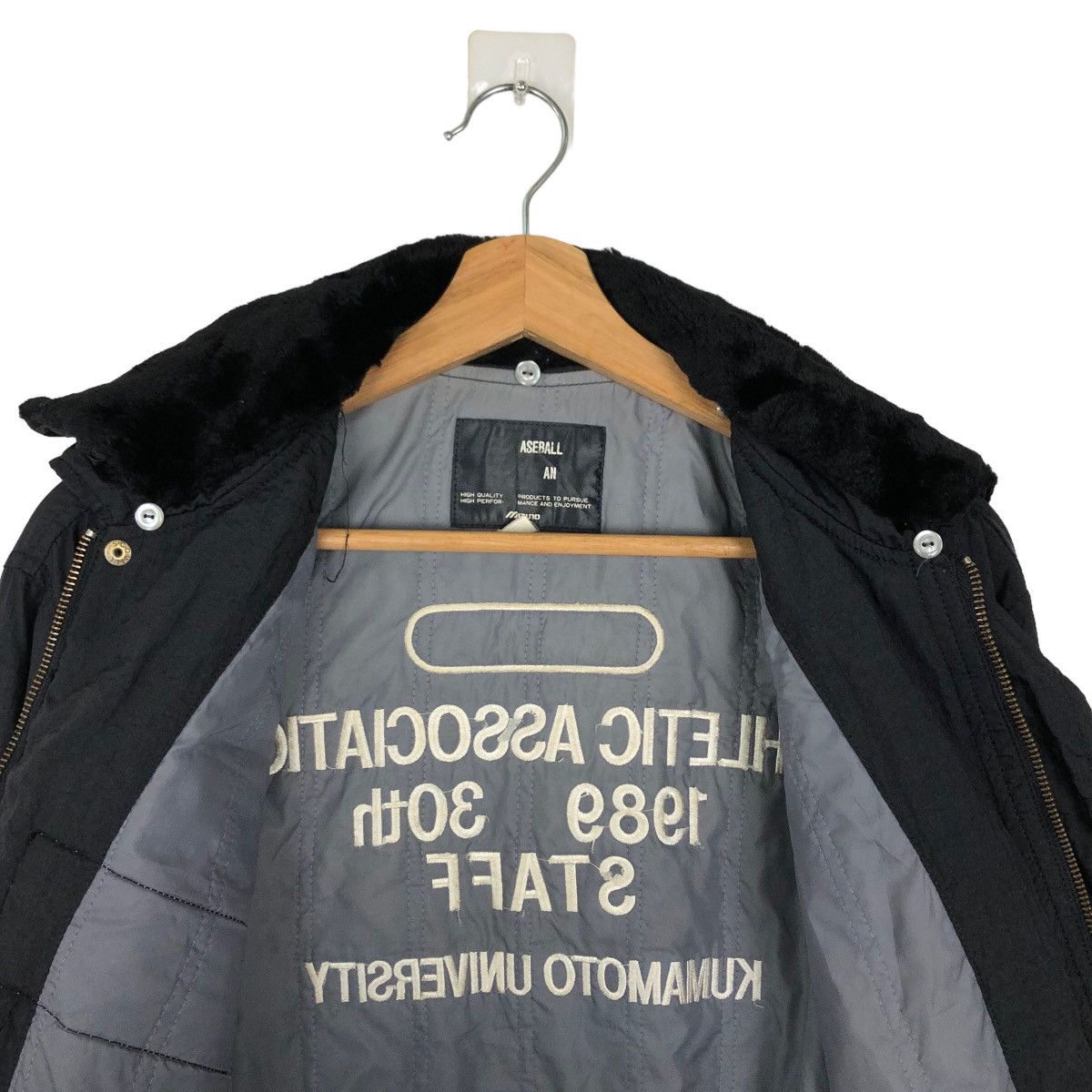 Japanese Brand 🔥VINTAGE BOMBER JACKET KUMAMOTO UNIVERSITY BASEBALL IN US Size US M / EU 48-50 / 2 - 10 Thumbnail