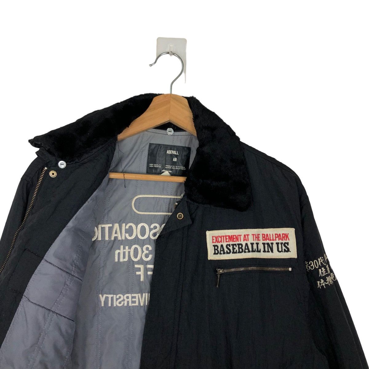 Japanese Brand 🔥VINTAGE BOMBER JACKET KUMAMOTO UNIVERSITY BASEBALL IN US Size US M / EU 48-50 / 2 - 9 Thumbnail