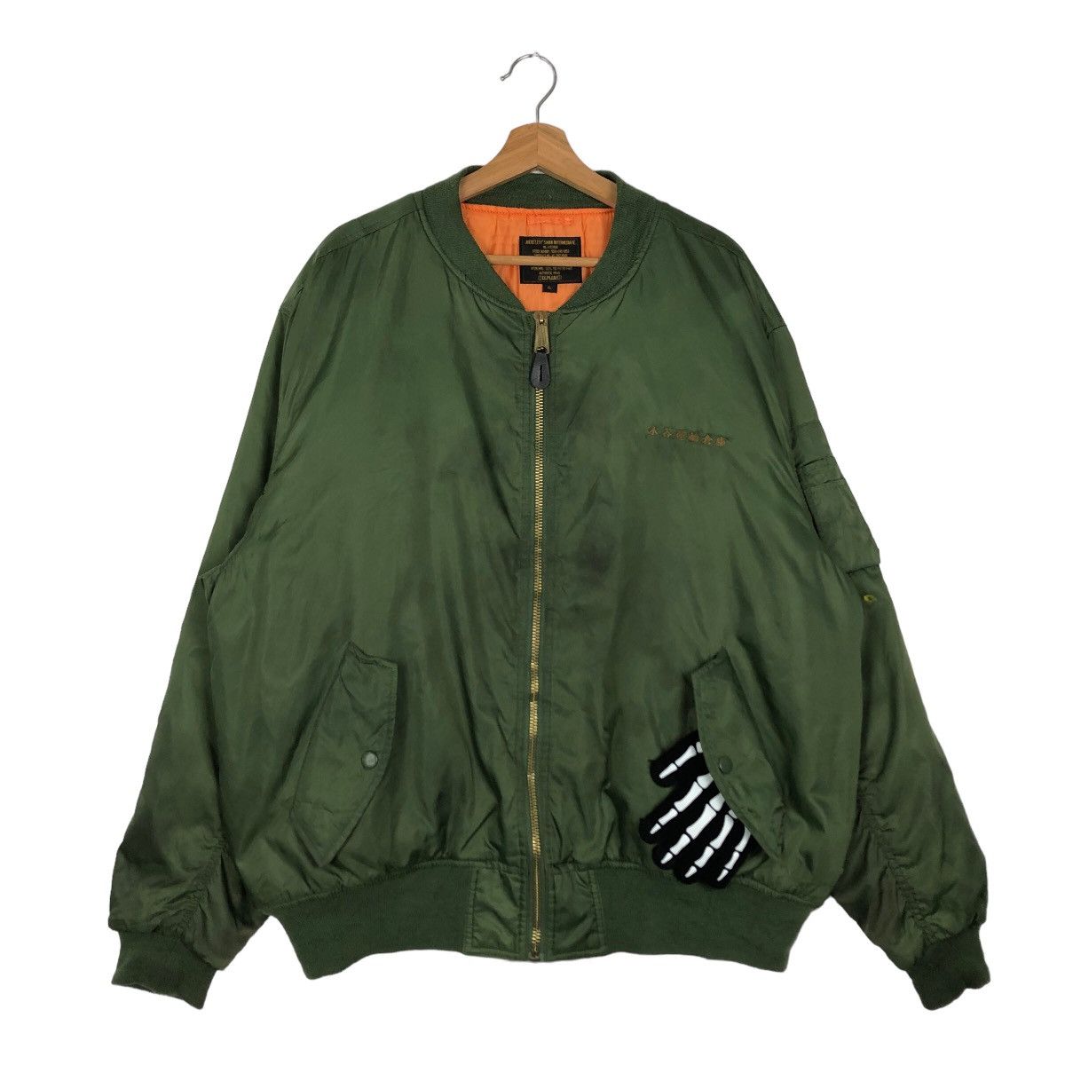 Japanese Brand 🔥90’s RIOT RIOT BOMBER JACKET MILITARY COLLECTIONS ARMY Size US L / EU 52-54 / 3 - 1 Thumbnail