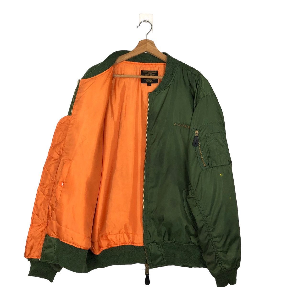 Japanese Brand 🔥90’s RIOT RIOT BOMBER JACKET MILITARY COLLECTIONS ARMY Size US L / EU 52-54 / 3 - 8 Thumbnail