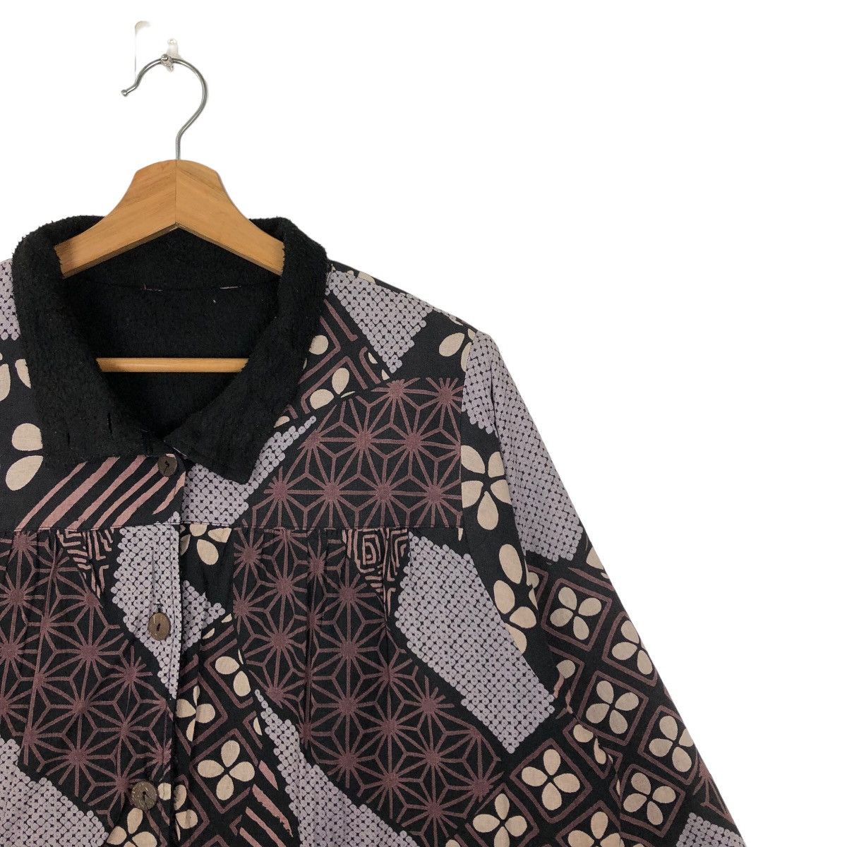Japanese Brand VINTAGE CHORE JACKET NAVAJO AZTEC DESIGN JAPAN ISSEY MIYAKE Size US M / EU 48-50 / 2 - 5 Thumbnail