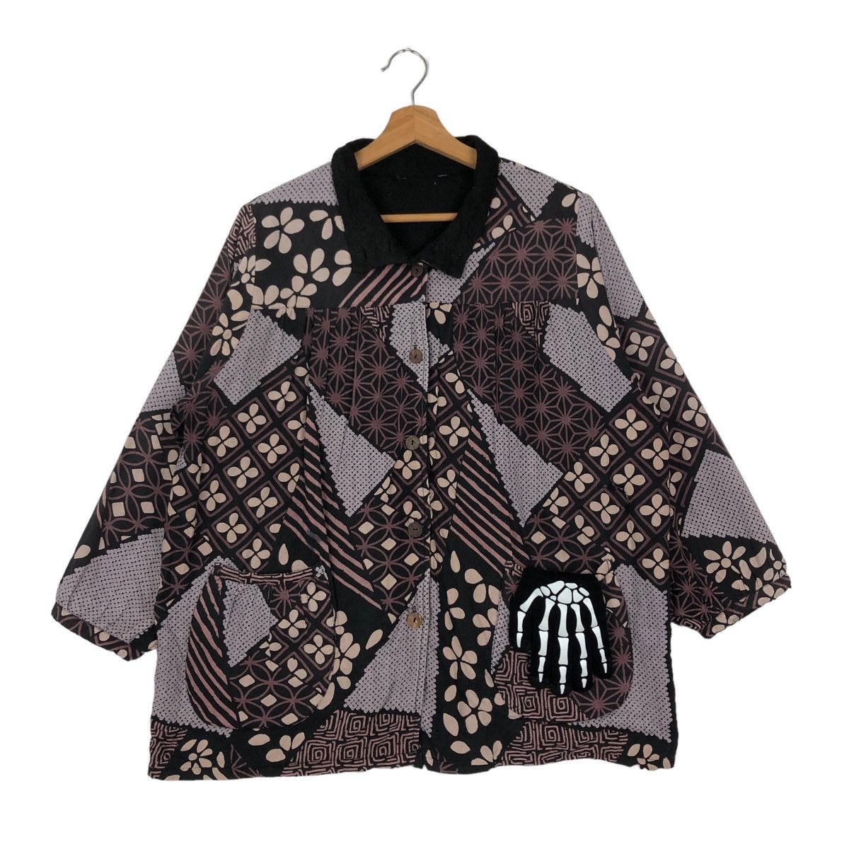 Japanese Brand VINTAGE CHORE JACKET NAVAJO AZTEC DESIGN JAPAN ISSEY MIYAKE Size US M / EU 48-50 / 2 - 1 Thumbnail