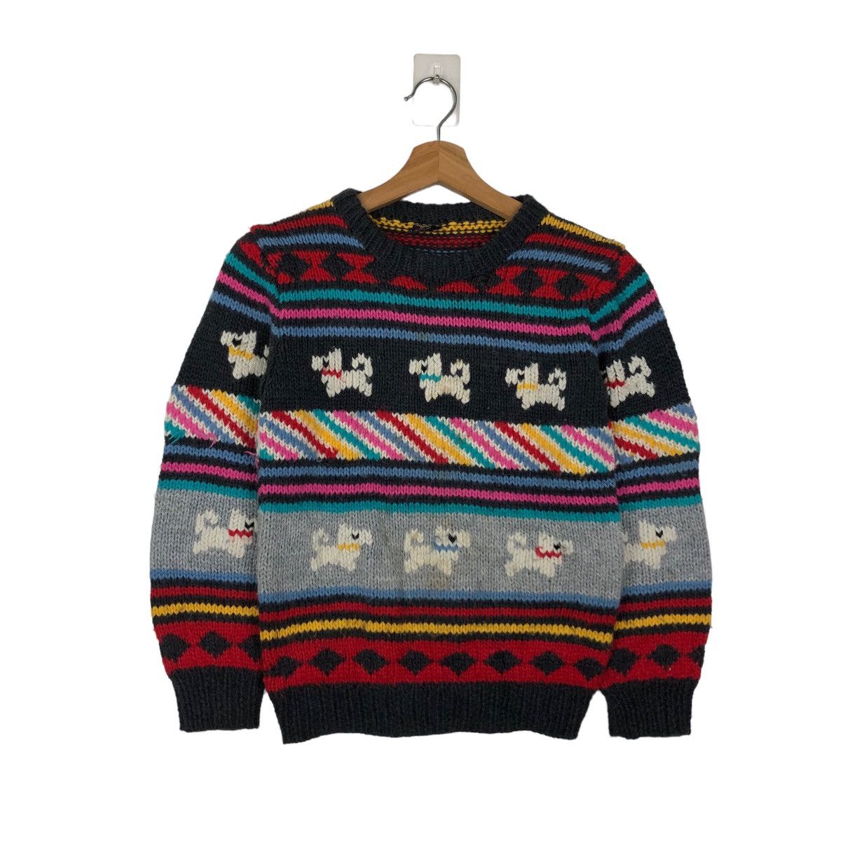 Japanese Brand 🔥FOR KIDS🔥 RARE KNIT SWEATSHIRT JAPAN TOKYO TOWN Size US M / EU 48-50 / 2 - 1 Thumbnail