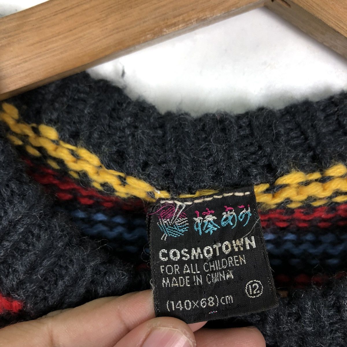 Japanese Brand 🔥FOR KIDS🔥 RARE KNIT SWEATSHIRT JAPAN TOKYO TOWN Size US M / EU 48-50 / 2 - 9 Thumbnail