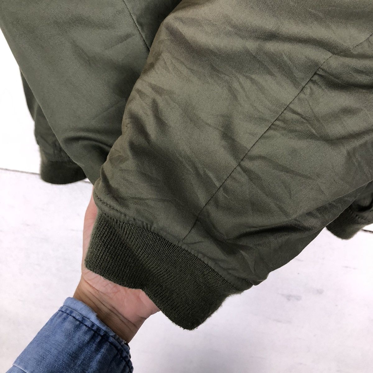 Japanese Brand 🔥90s VINTAGE RIOT RIOT BOMBER JACKET DUPONT SORONA RAGEBLUE Size US L / EU 52-54 / 3 - 11 Thumbnail