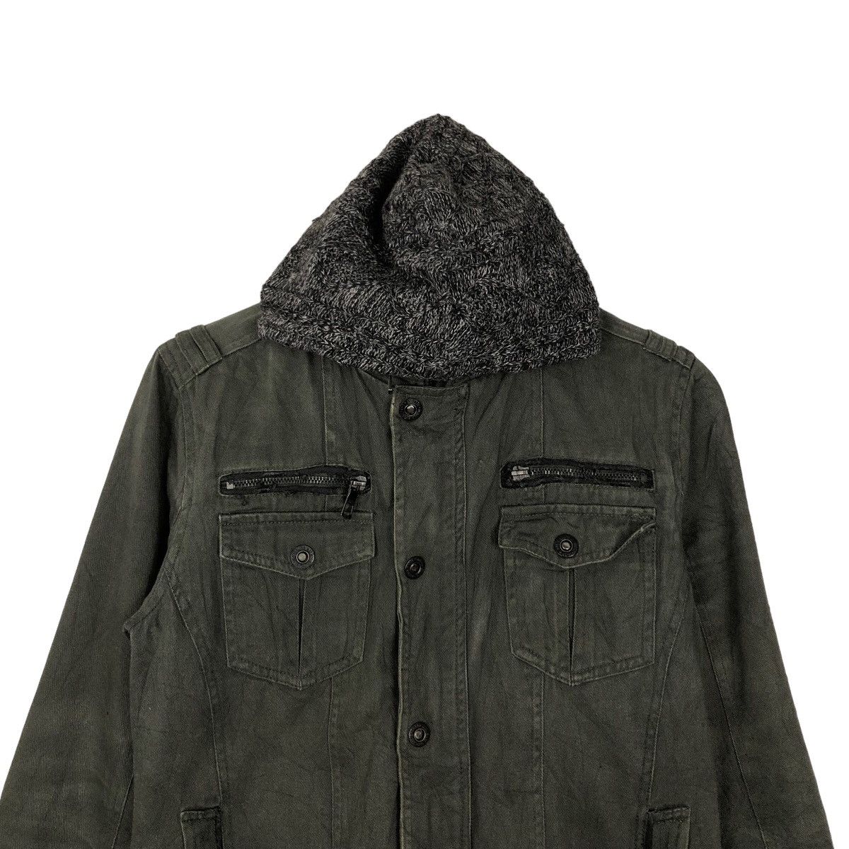 Japanese Brand 90’s VINTAGE TRUCKER JACKET MINK FUR COLLAR ISSEY MIYAKE Size US M / EU 48-50 / 2 - 2 Thumbnail