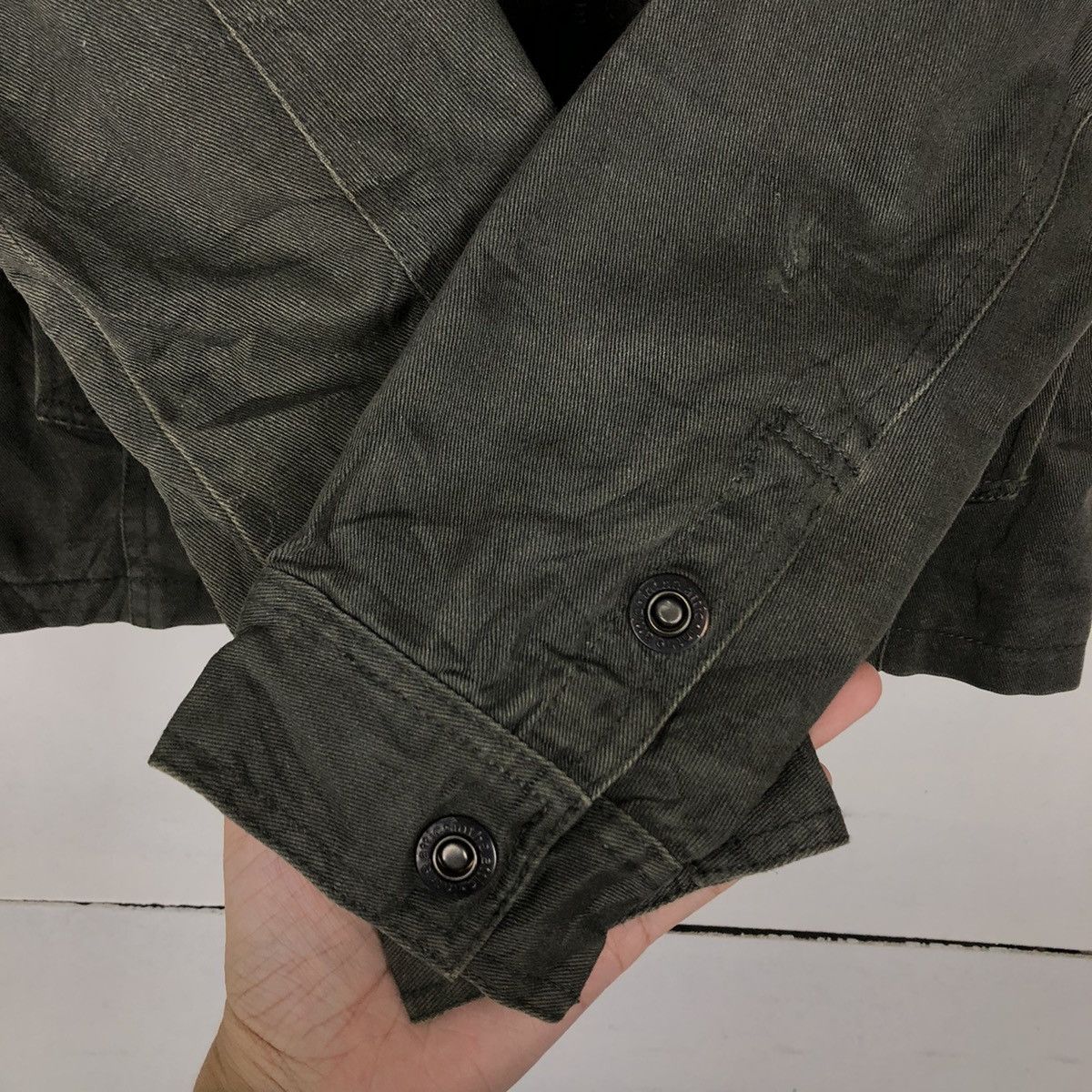 Japanese Brand 90’s VINTAGE TRUCKER JACKET MINK FUR COLLAR ISSEY MIYAKE Size US M / EU 48-50 / 2 - 12 Thumbnail