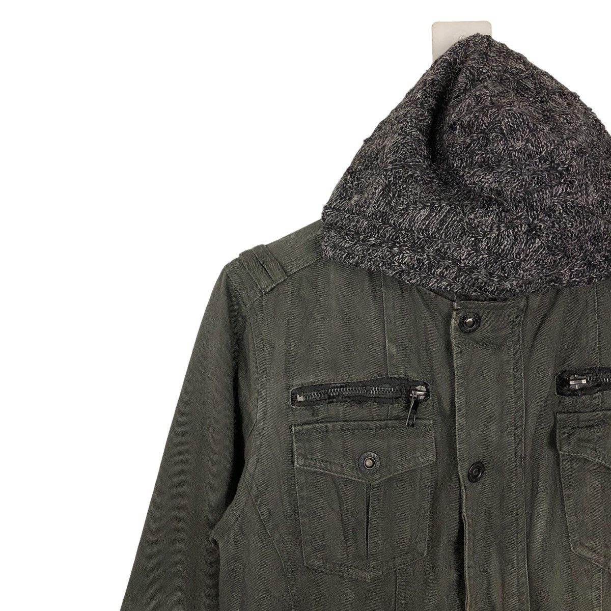 Japanese Brand 90’s VINTAGE TRUCKER JACKET MINK FUR COLLAR ISSEY MIYAKE Size US M / EU 48-50 / 2 - 6 Thumbnail