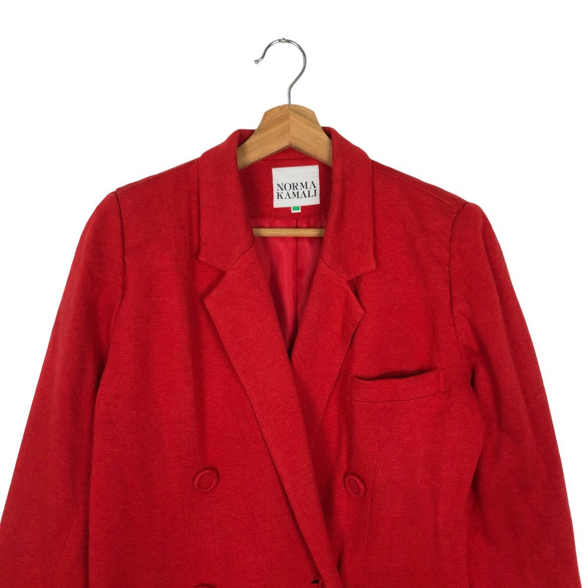 Japanese Brand VINTAGE NORMA KAMALI DOUBLE BREAST LONG COATS JACKET Size US M / EU 48-50 / 2 - 2 Thumbnail