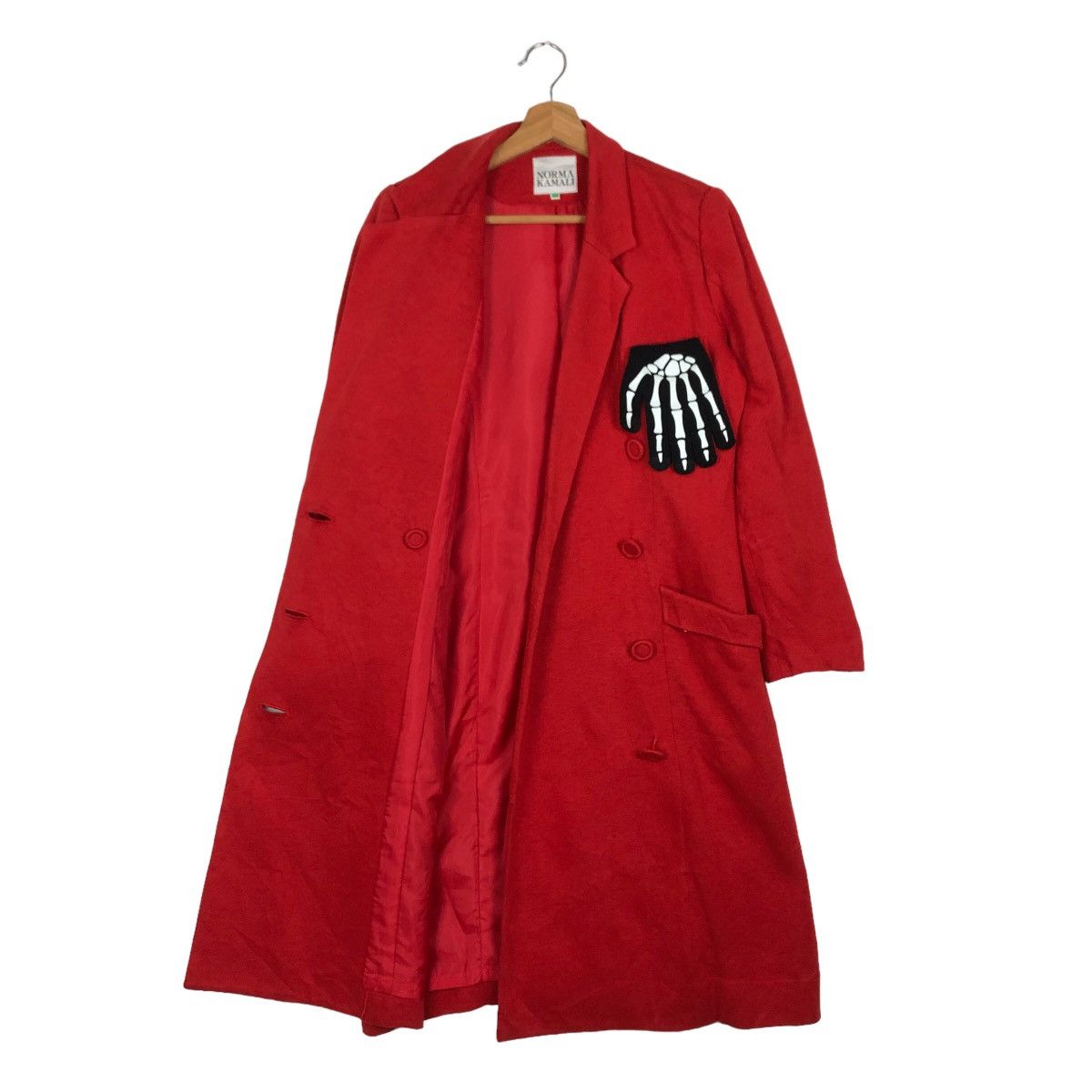 Japanese Brand VINTAGE NORMA KAMALI DOUBLE BREAST LONG COATS JACKET Size US M / EU 48-50 / 2 - 8 Thumbnail