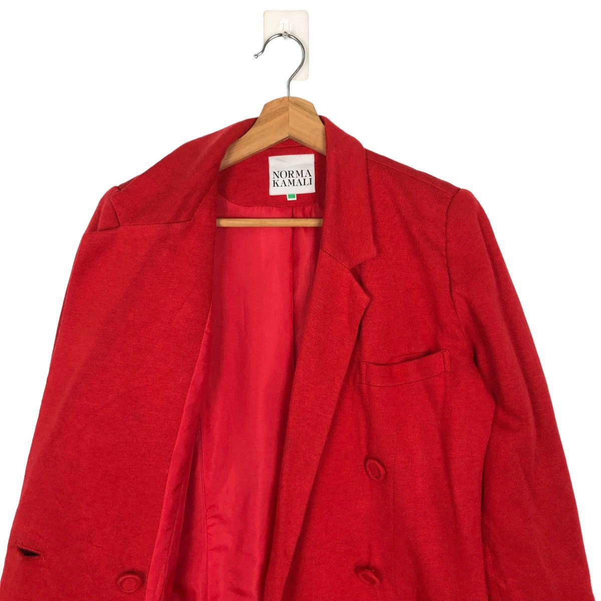 Japanese Brand VINTAGE NORMA KAMALI DOUBLE BREAST LONG COATS JACKET Size US M / EU 48-50 / 2 - 9 Thumbnail