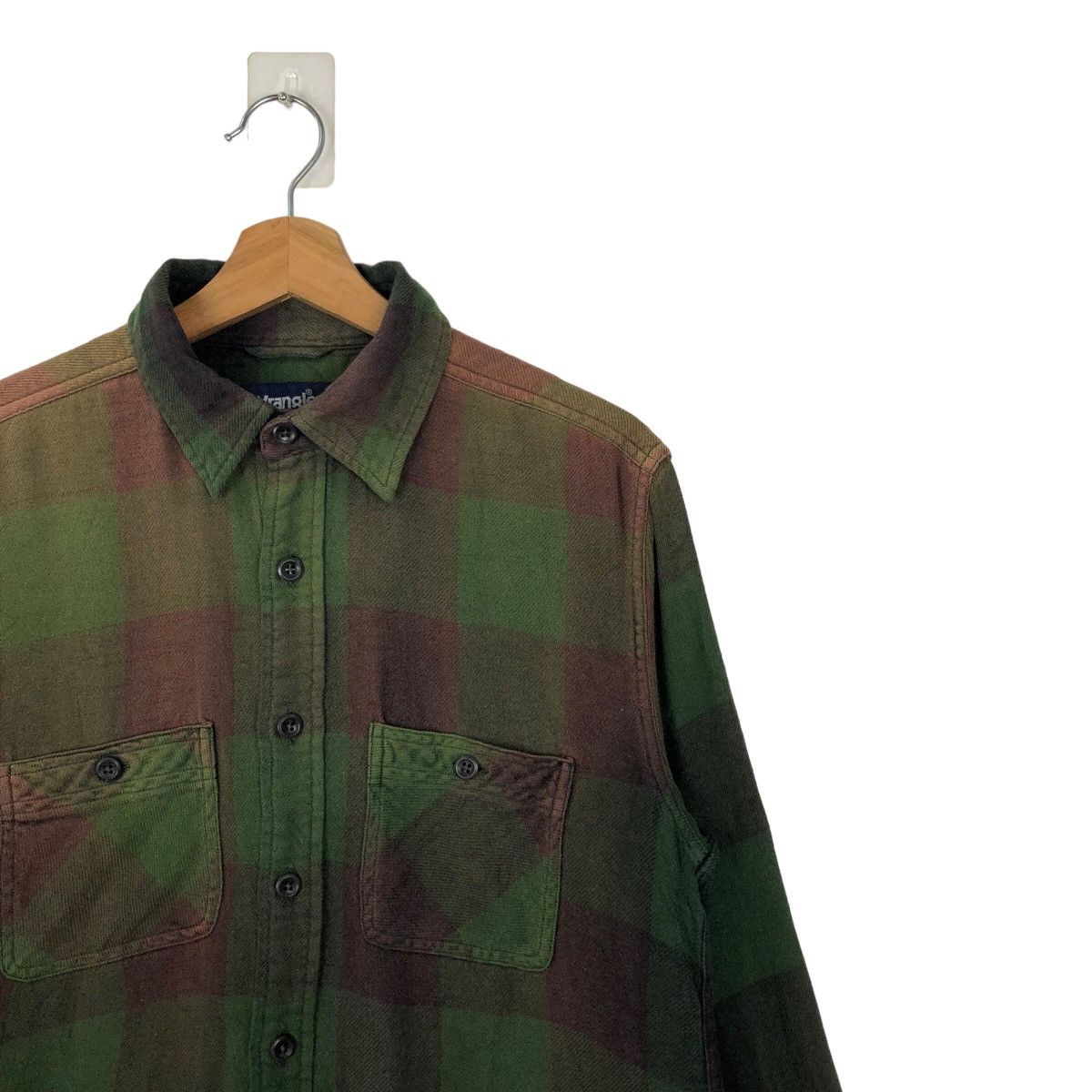Japanese Brand 🔥90’s VINTAGE WRANGLER FLANNEL JACKET TARTAN DESIGN Size US M / EU 48-50 / 2 - 5 Thumbnail