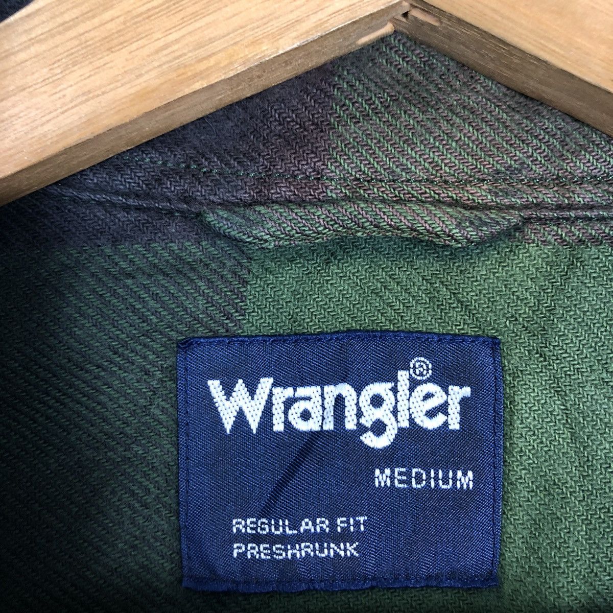 Japanese Brand 🔥90’s VINTAGE WRANGLER FLANNEL JACKET TARTAN DESIGN Size US M / EU 48-50 / 2 - 12 Thumbnail