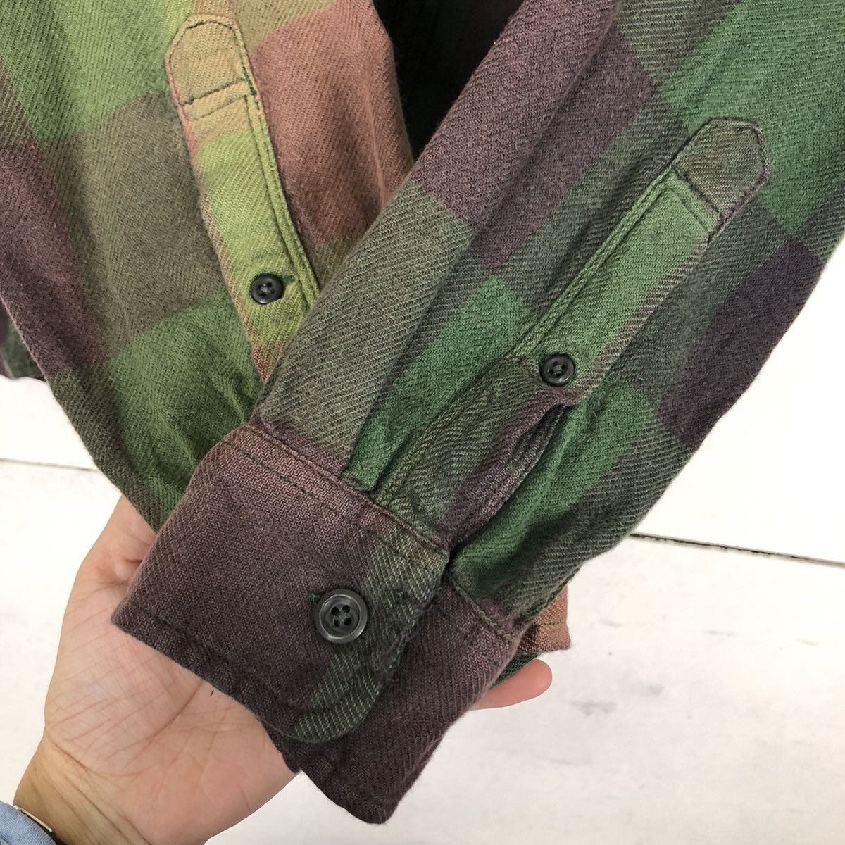 Japanese Brand 🔥90’s VINTAGE WRANGLER FLANNEL JACKET TARTAN DESIGN Size US M / EU 48-50 / 2 - 11 Thumbnail