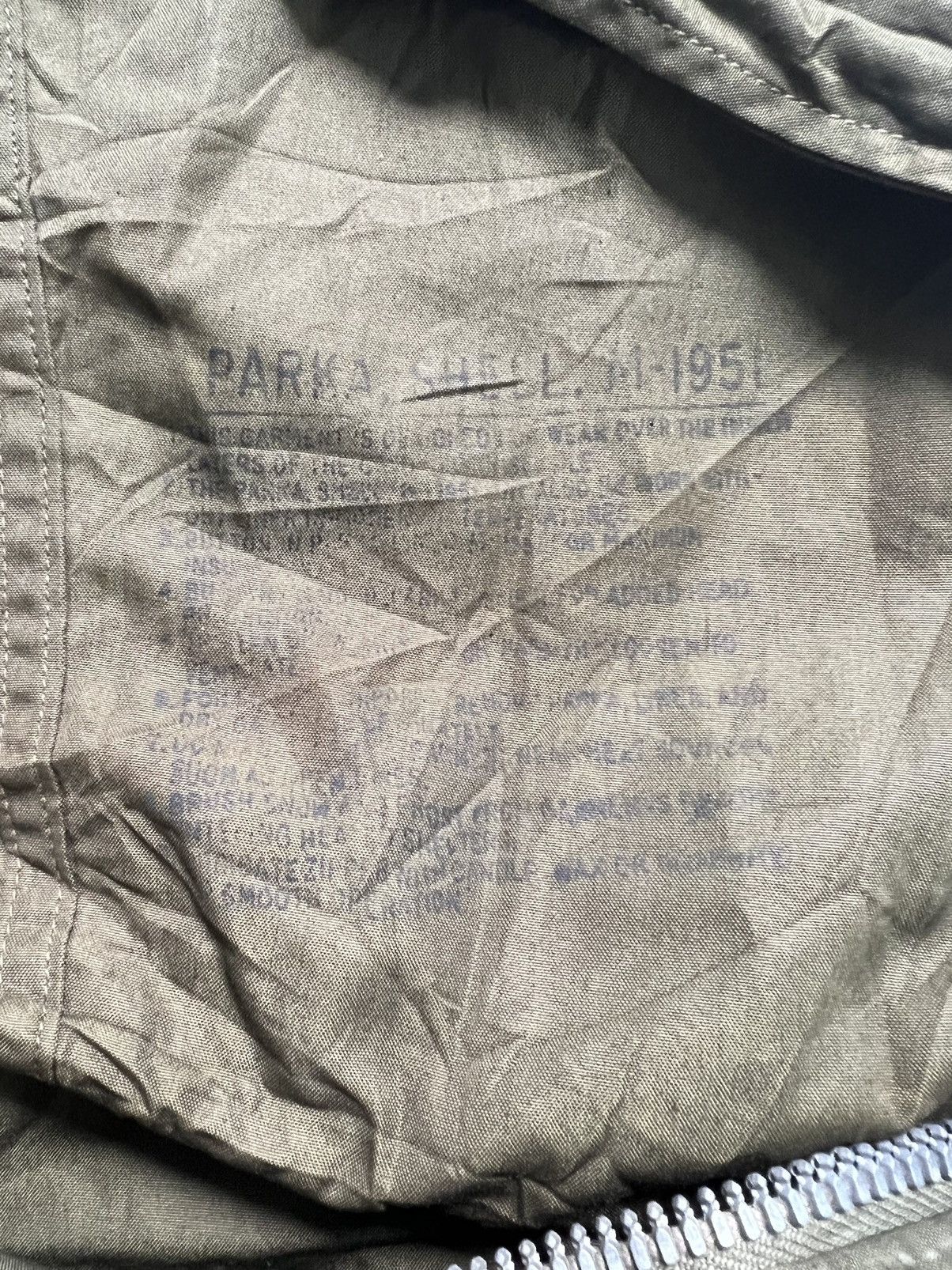 Vintage VERY RARE VINTAGE PARKA FISHTAIL M51 KOREAN WAR DEADSTOCK Size US L / EU 52-54 / 3 - 4 Thumbnail