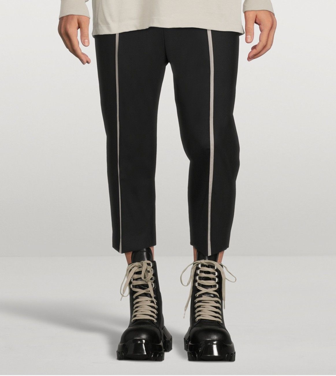 Rick Owens Astaires Wool Cropped Pants Size US 36 / EU 52 - 2 Thumbnail