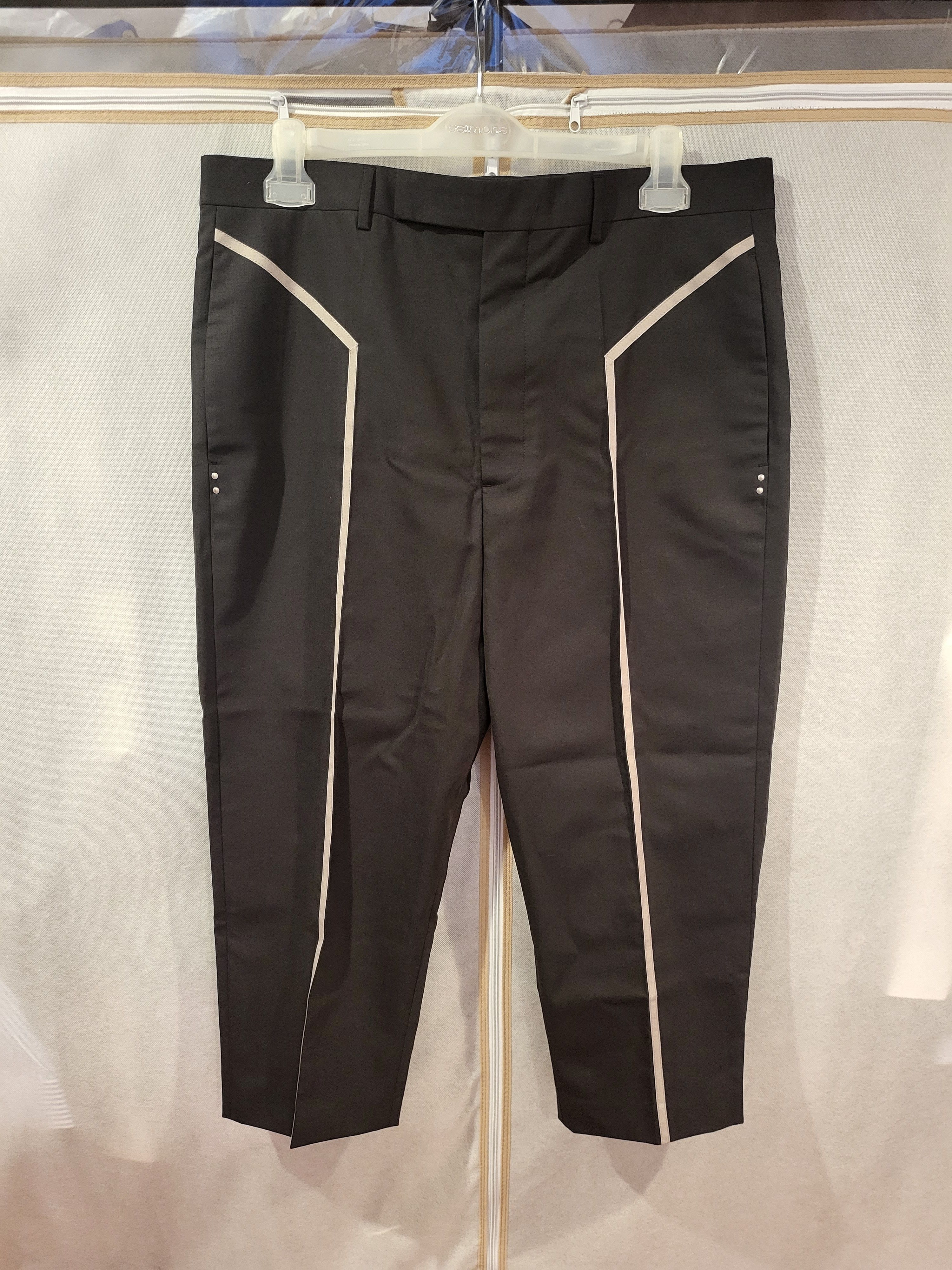 Rick Owens Astaires Wool Cropped Pants Size US 36 / EU 52 - 4 Thumbnail