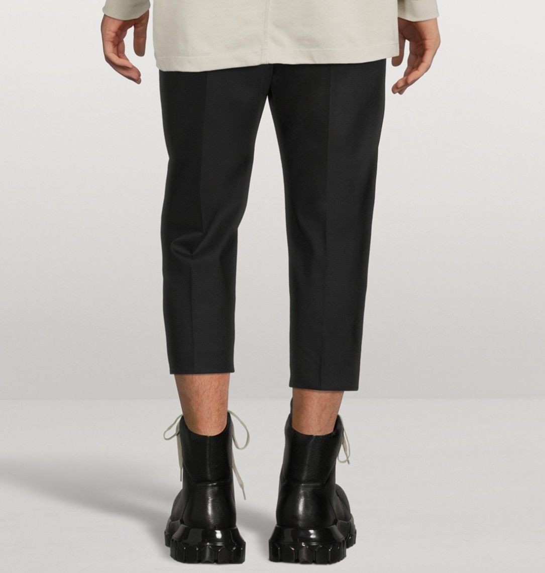 Rick Owens Astaires Wool Cropped Pants Size US 36 / EU 52 - 3 Thumbnail