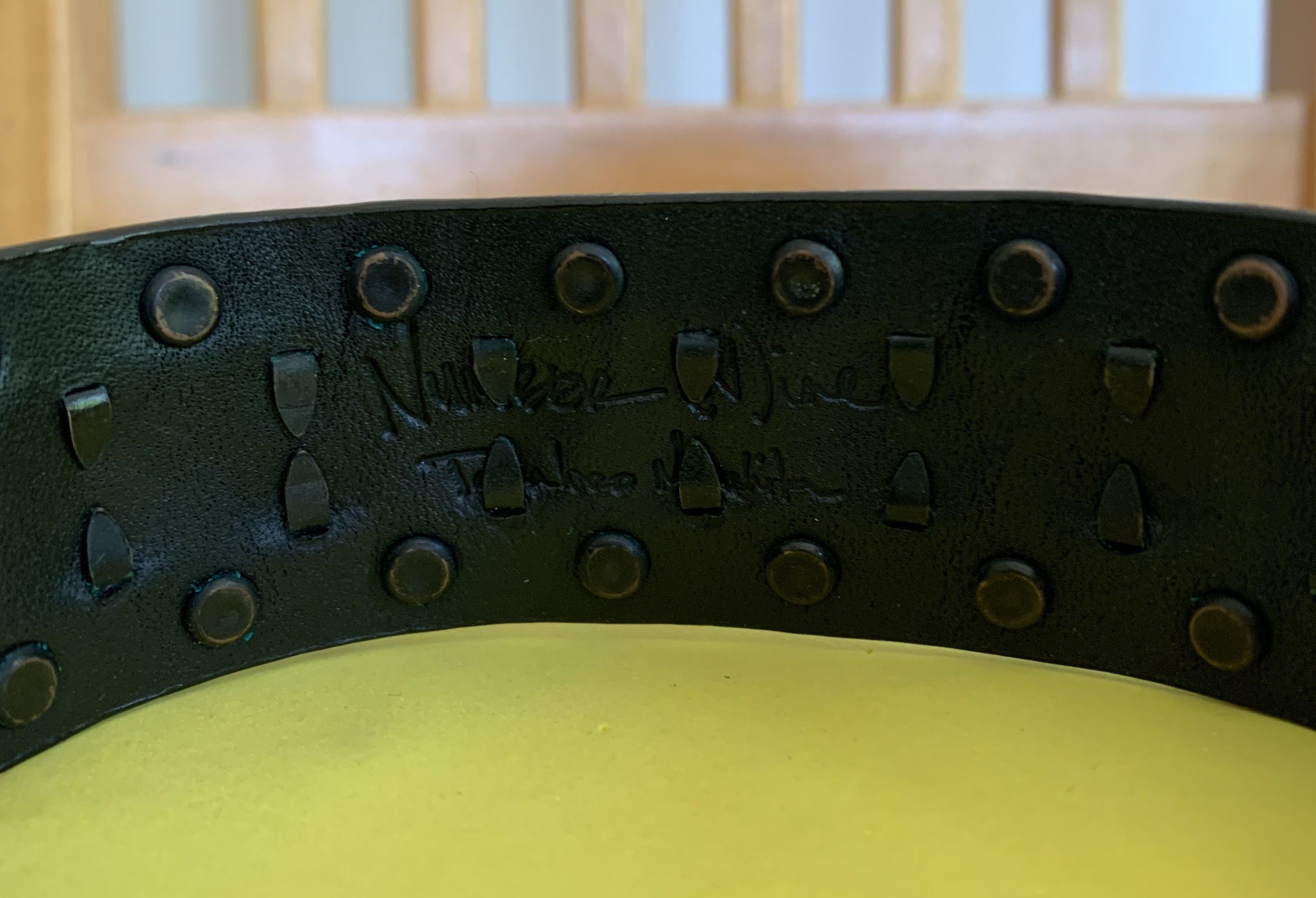 Number (N)ine FW04 Number (N)ine Studded Leather Bracelet Size ONE SIZE - 7 Thumbnail