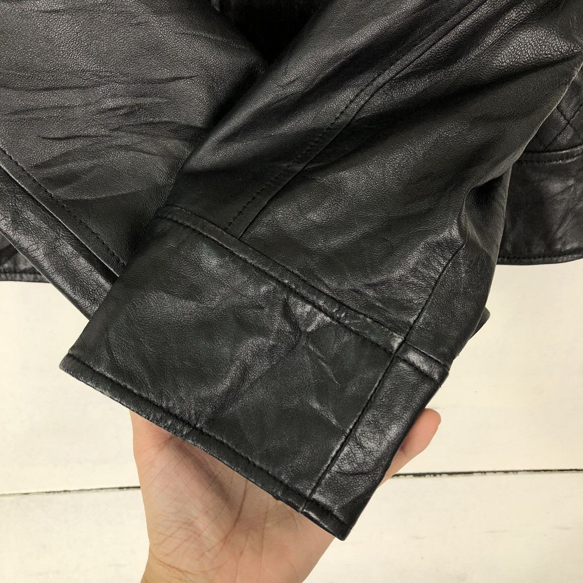 Japanese Brand 🔥VITAGE SOFT LEATHER JACKET RACER WEAR PARTINA JAPAN Size US M / EU 48-50 / 2 - 11 Thumbnail