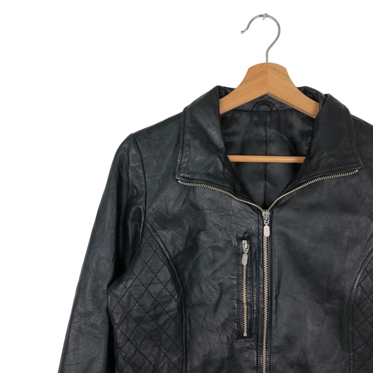 Japanese Brand 🔥VITAGE SOFT LEATHER JACKET RACER WEAR PARTINA JAPAN Size US M / EU 48-50 / 2 - 6 Thumbnail