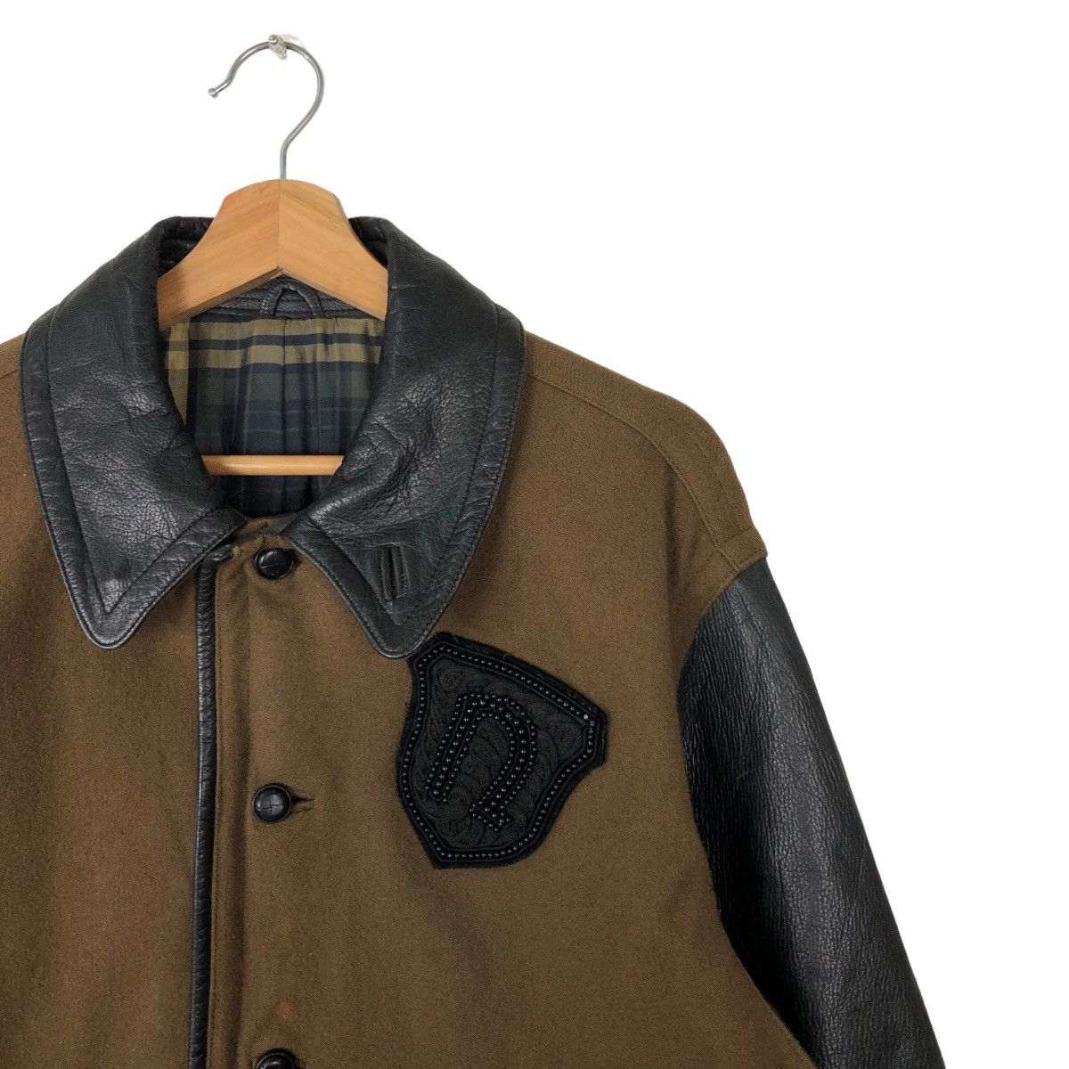 Japanese Brand 90’s VINTAGE CHORE JACKET LEATHER PARTS NICOLE ISSEY MIYAKE Size US M / EU 48-50 / 2 - 5 Thumbnail