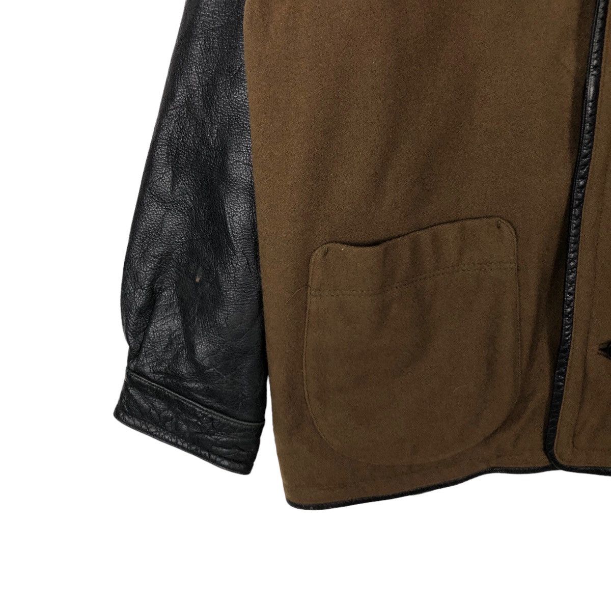 Japanese Brand 90’s VINTAGE CHORE JACKET LEATHER PARTS NICOLE ISSEY MIYAKE Size US M / EU 48-50 / 2 - 3 Thumbnail