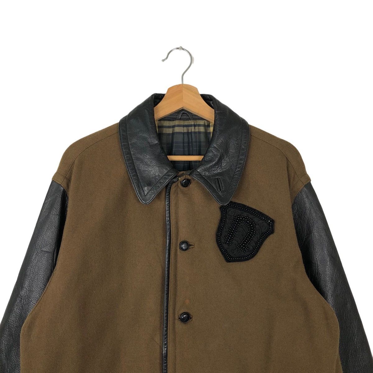 Japanese Brand 90’s VINTAGE CHORE JACKET LEATHER PARTS NICOLE ISSEY MIYAKE Size US M / EU 48-50 / 2 - 2 Thumbnail