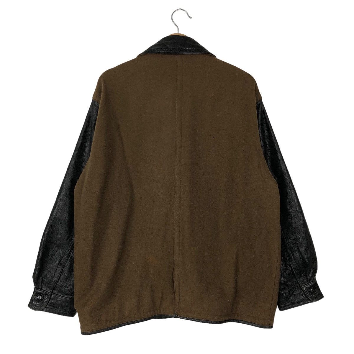 Japanese Brand 90’s VINTAGE CHORE JACKET LEATHER PARTS NICOLE ISSEY MIYAKE Size US M / EU 48-50 / 2 - 7 Thumbnail