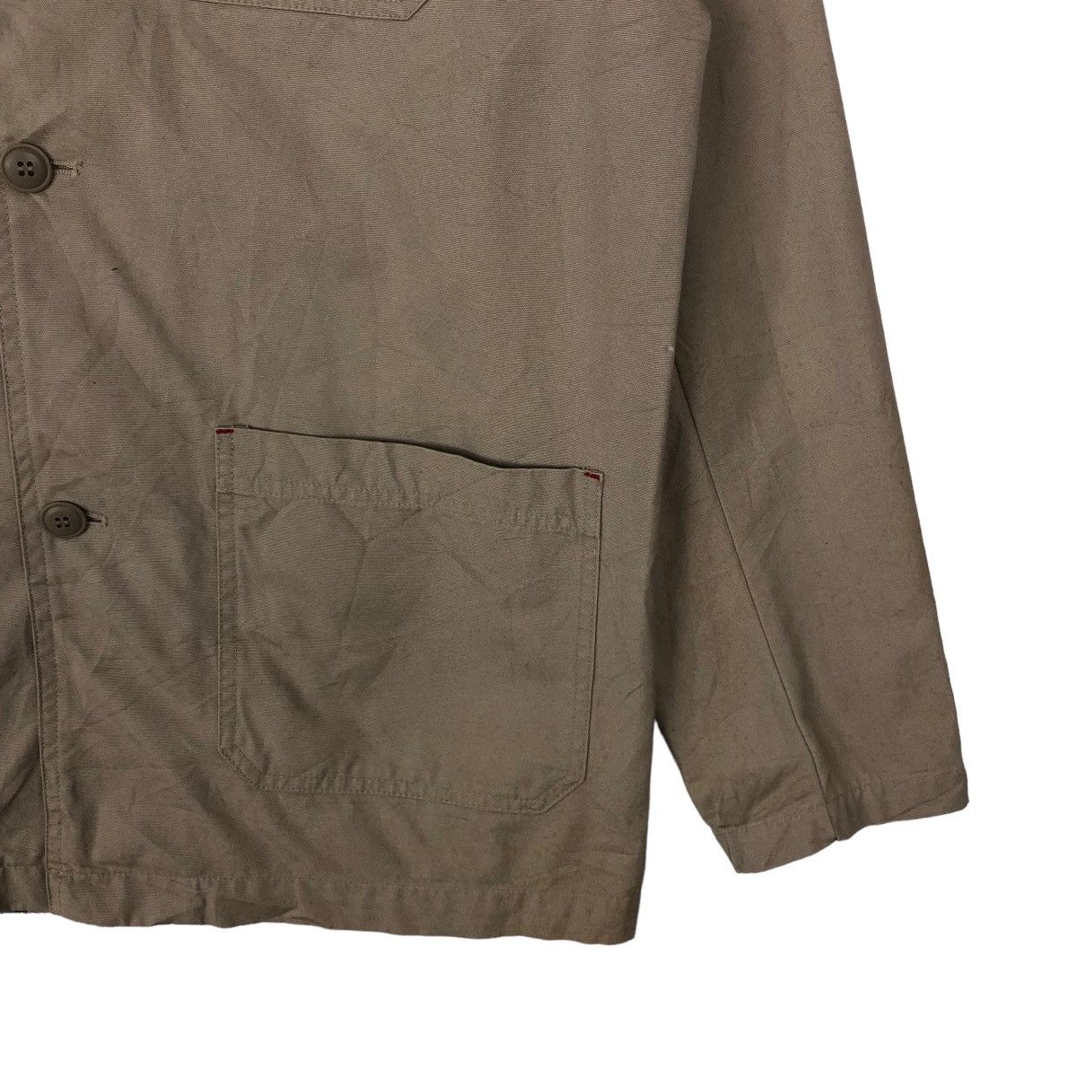 Japanese Brand 🔥VINTAGE CHORE WORK JACKET OPEN DICH UNION MADE Size US M / EU 48-50 / 2 - 4 Thumbnail