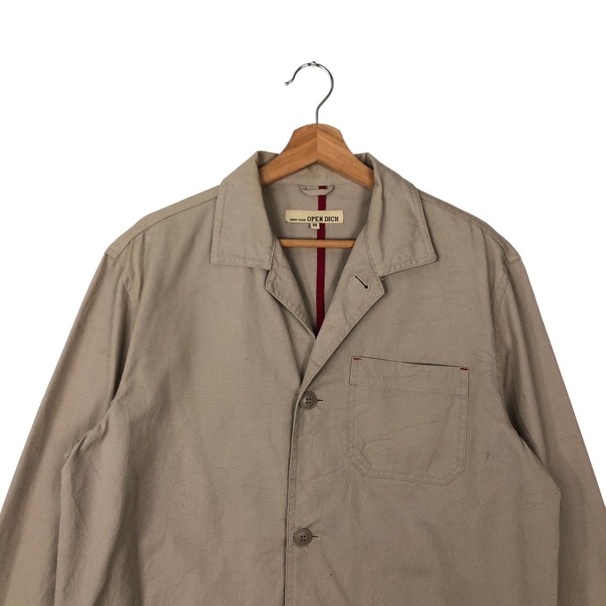 Japanese Brand 🔥VINTAGE CHORE WORK JACKET OPEN DICH UNION MADE Size US M / EU 48-50 / 2 - 2 Thumbnail