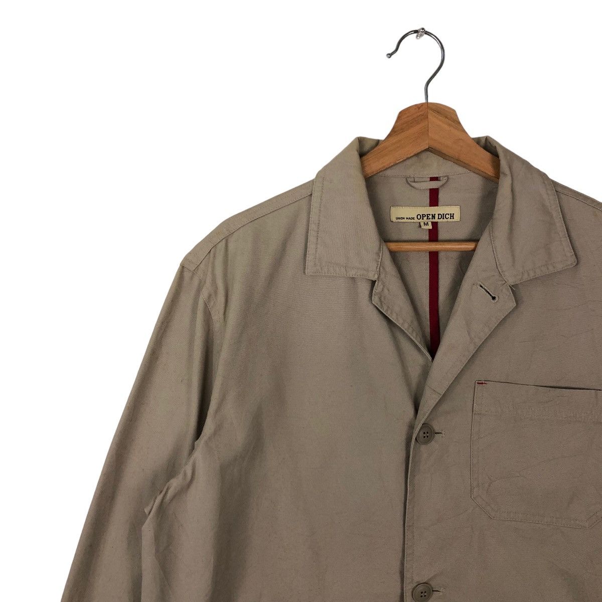 Japanese Brand 🔥VINTAGE CHORE WORK JACKET OPEN DICH UNION MADE Size US M / EU 48-50 / 2 - 6 Thumbnail