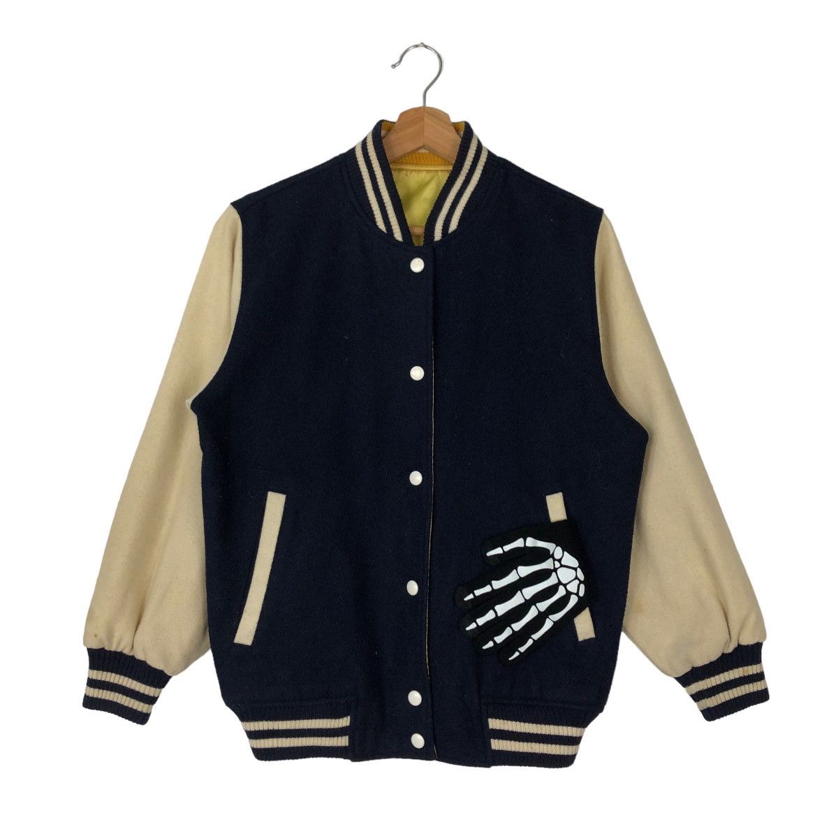 Japanese Brand 🔥90’s VINTAGE REVERSIBLE BOMBER JACKET SATIN SUKAJAN JAPAN Size US L / EU 52-54 / 3 - 11 Thumbnail