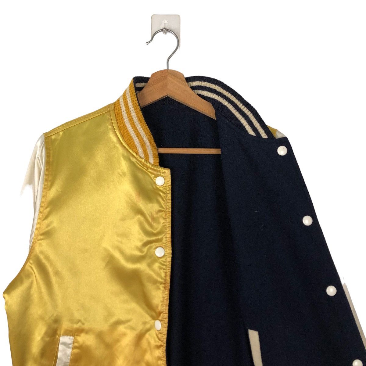 Japanese Brand 🔥90’s VINTAGE REVERSIBLE BOMBER JACKET SATIN SUKAJAN JAPAN Size US L / EU 52-54 / 3 - 9 Thumbnail