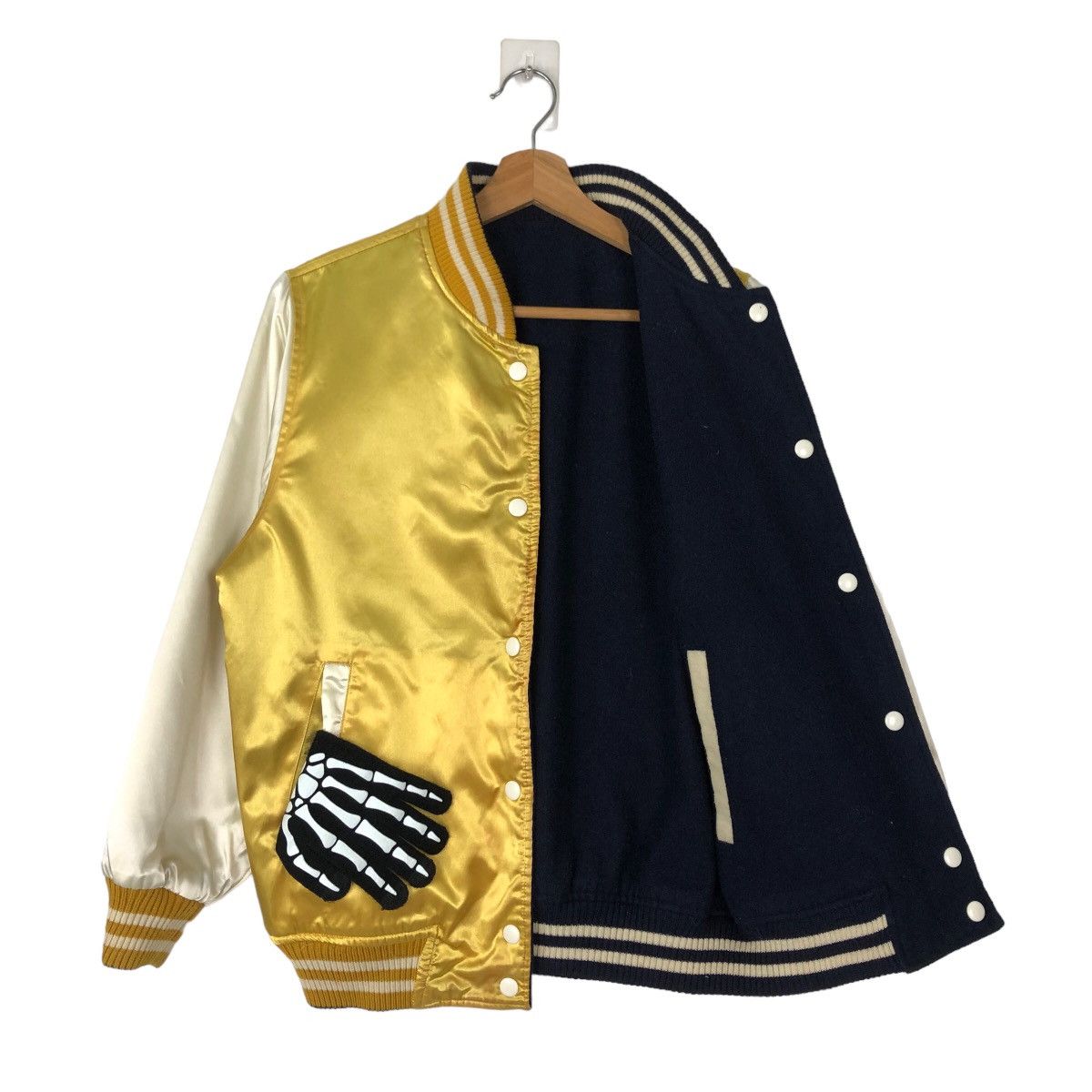 Japanese Brand 🔥90’s VINTAGE REVERSIBLE BOMBER JACKET SATIN SUKAJAN JAPAN Size US L / EU 52-54 / 3 - 8 Thumbnail