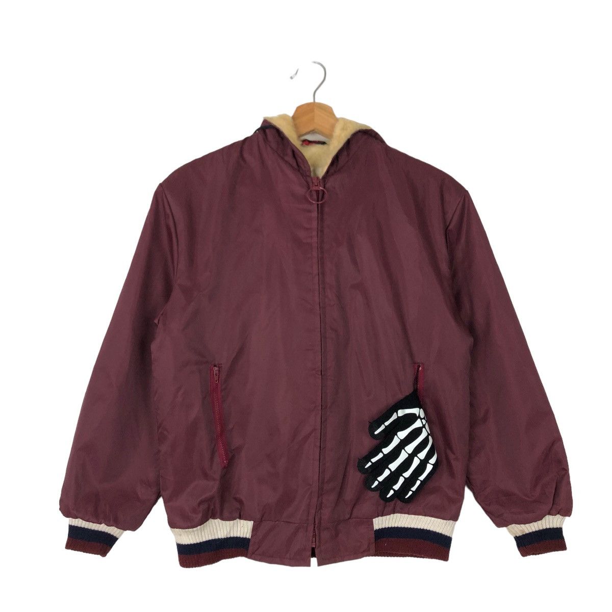 Japanese Brand 🔥90’s VINTAGE BOMBER JACKET HUCK FINN USA MADE UNION Size US M / EU 48-50 / 2 - 1 Thumbnail